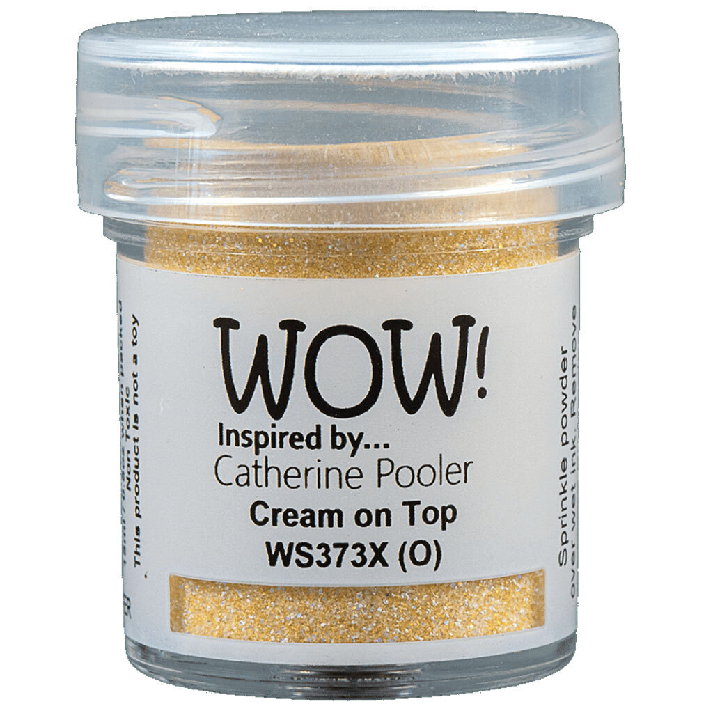 WOW! Embossing Glitter (O) Cream on Top
