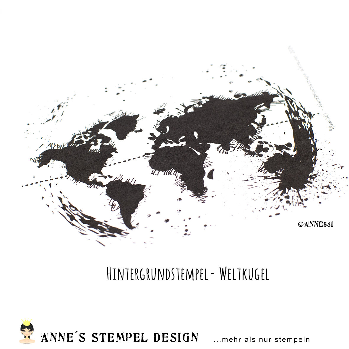 Clear Stamp Hintergrund Weltkugel Clear Stamp Hintergrund Weltkugel