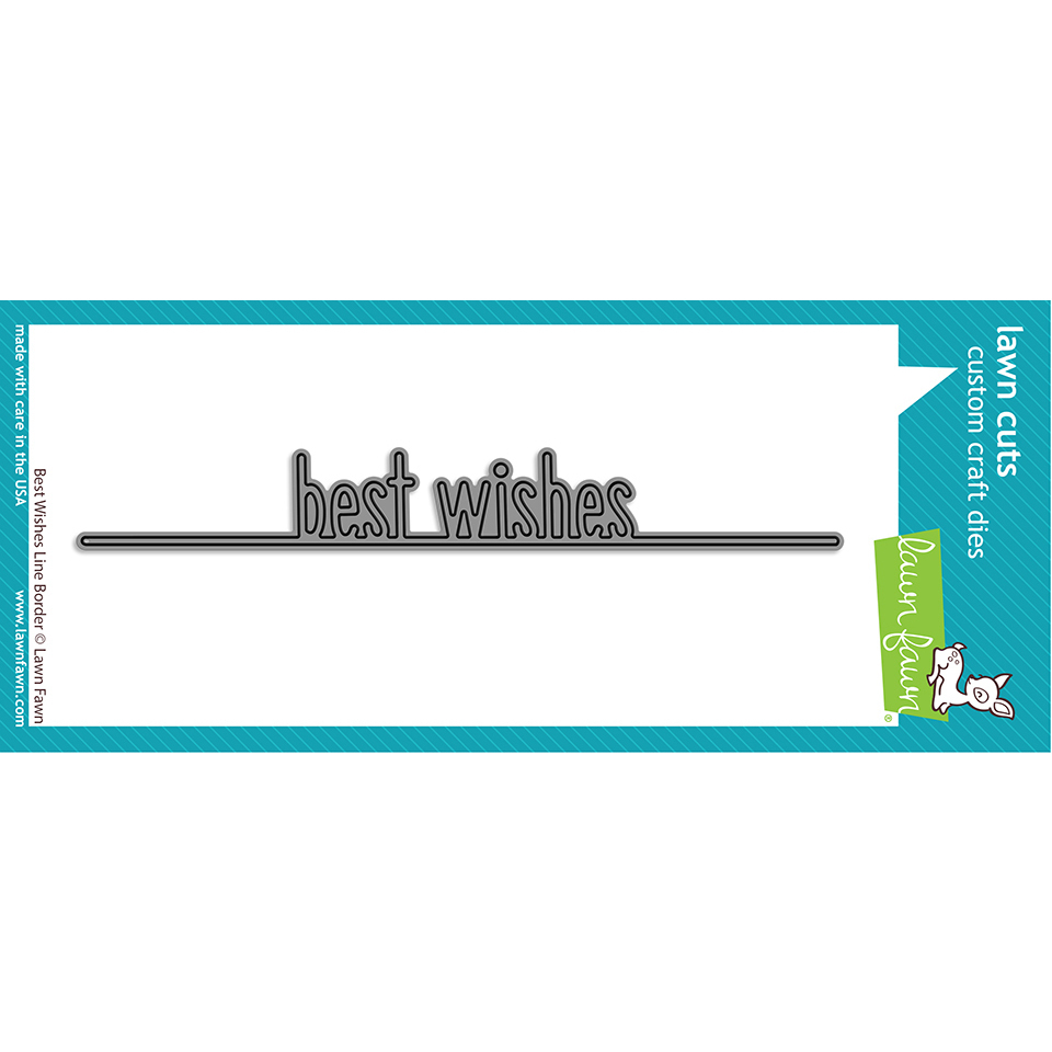 Stanzen Best Wishes Line Border