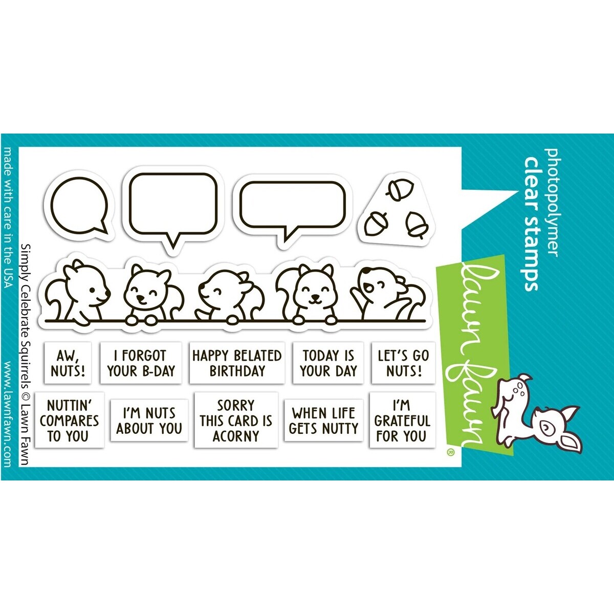 Clear Stamps Simply Celebrate Squirrels