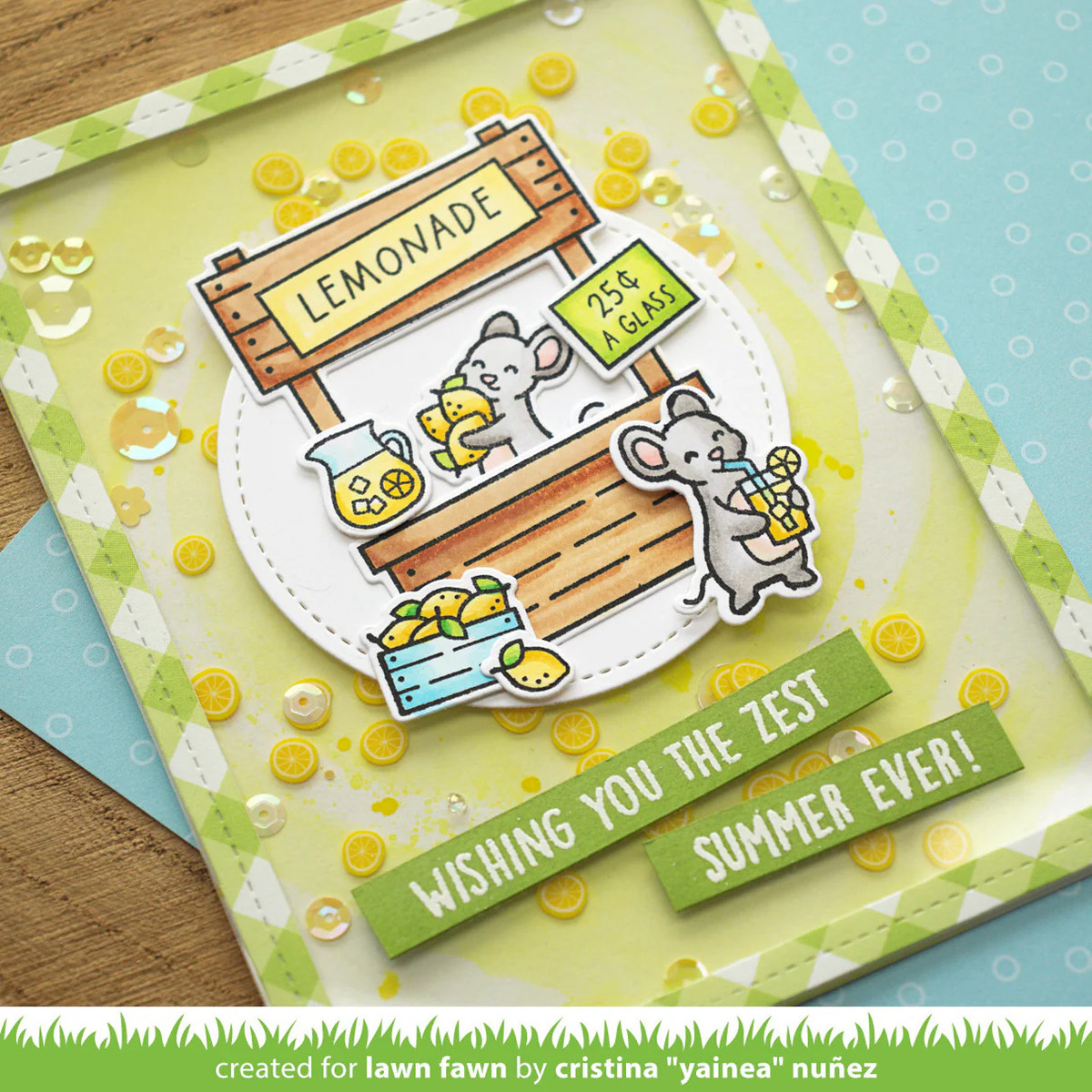 Clear Stamp Make Lemonade!