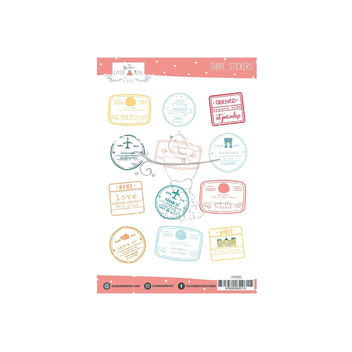 Summer Stories Clear Shape Stickers