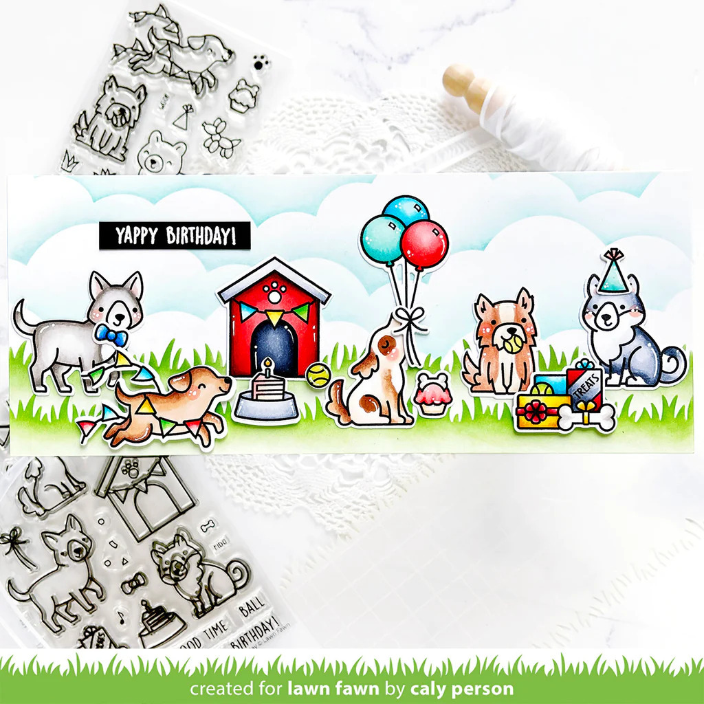 Clear Stamps Yappy Birthday