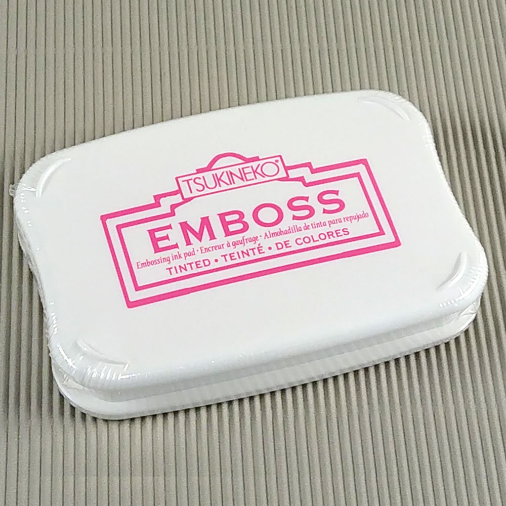 Embossing Ink Pad Tinted Pink