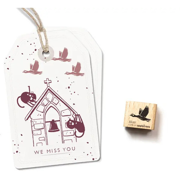 Ministempel Fliegende Gans Hetti