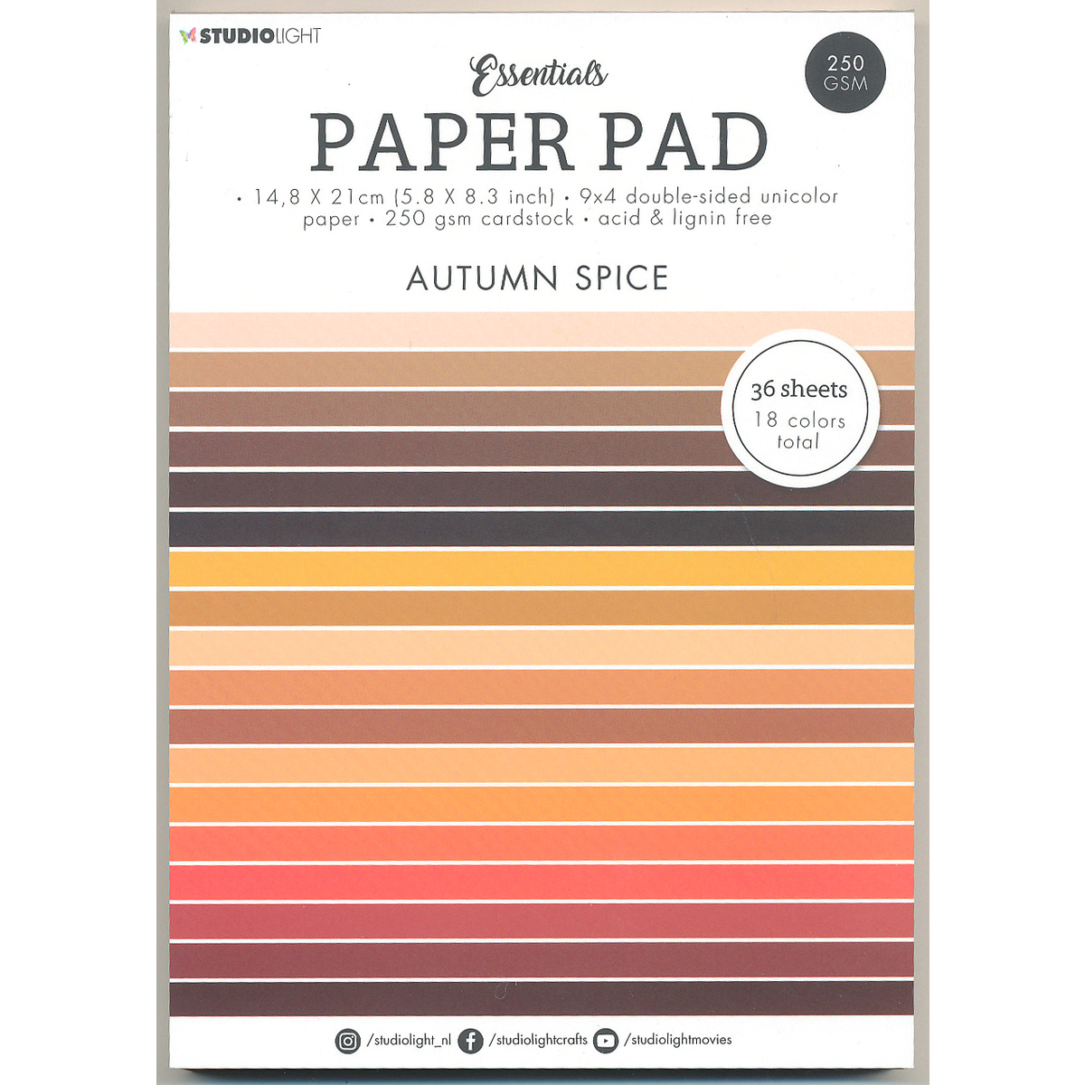 Studio Light Paper Pad Autumn Spice