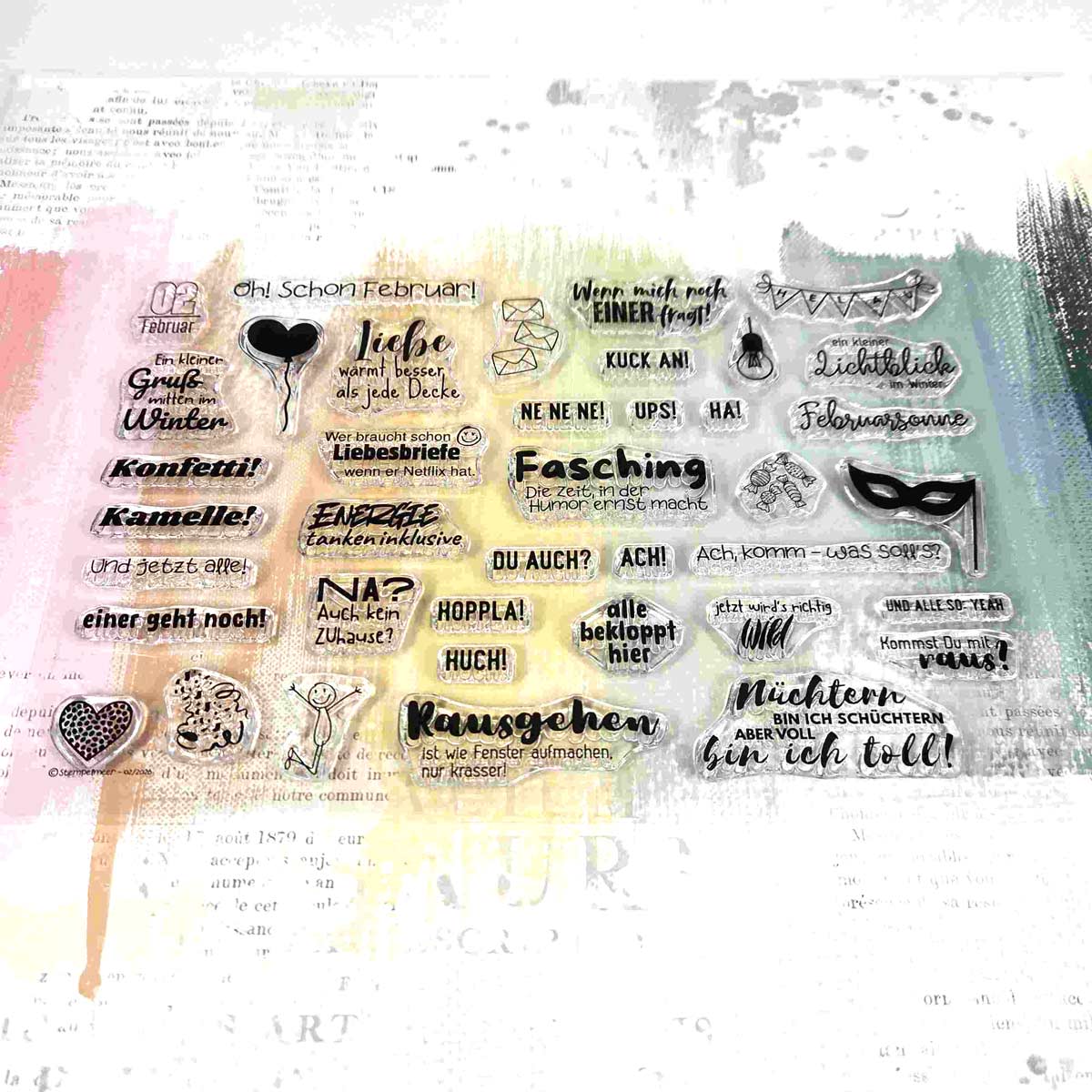 Monatsstempel Februar 2026