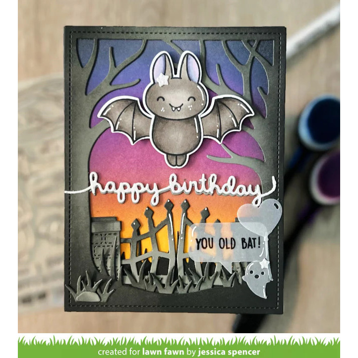 Clear Stamps Batty for you