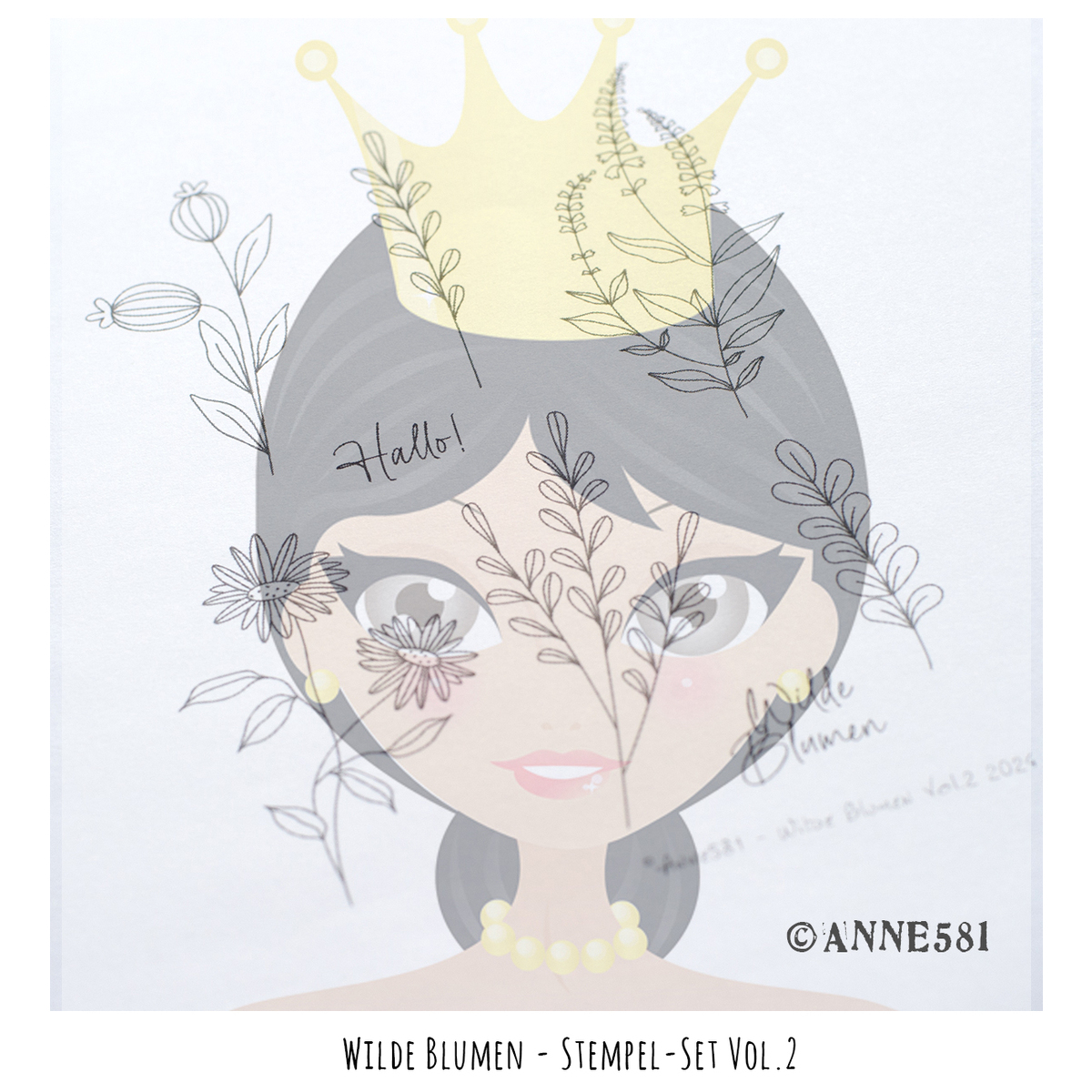 Clear Stamp Wilde Blumen Clear Stamp Wilde Blumen