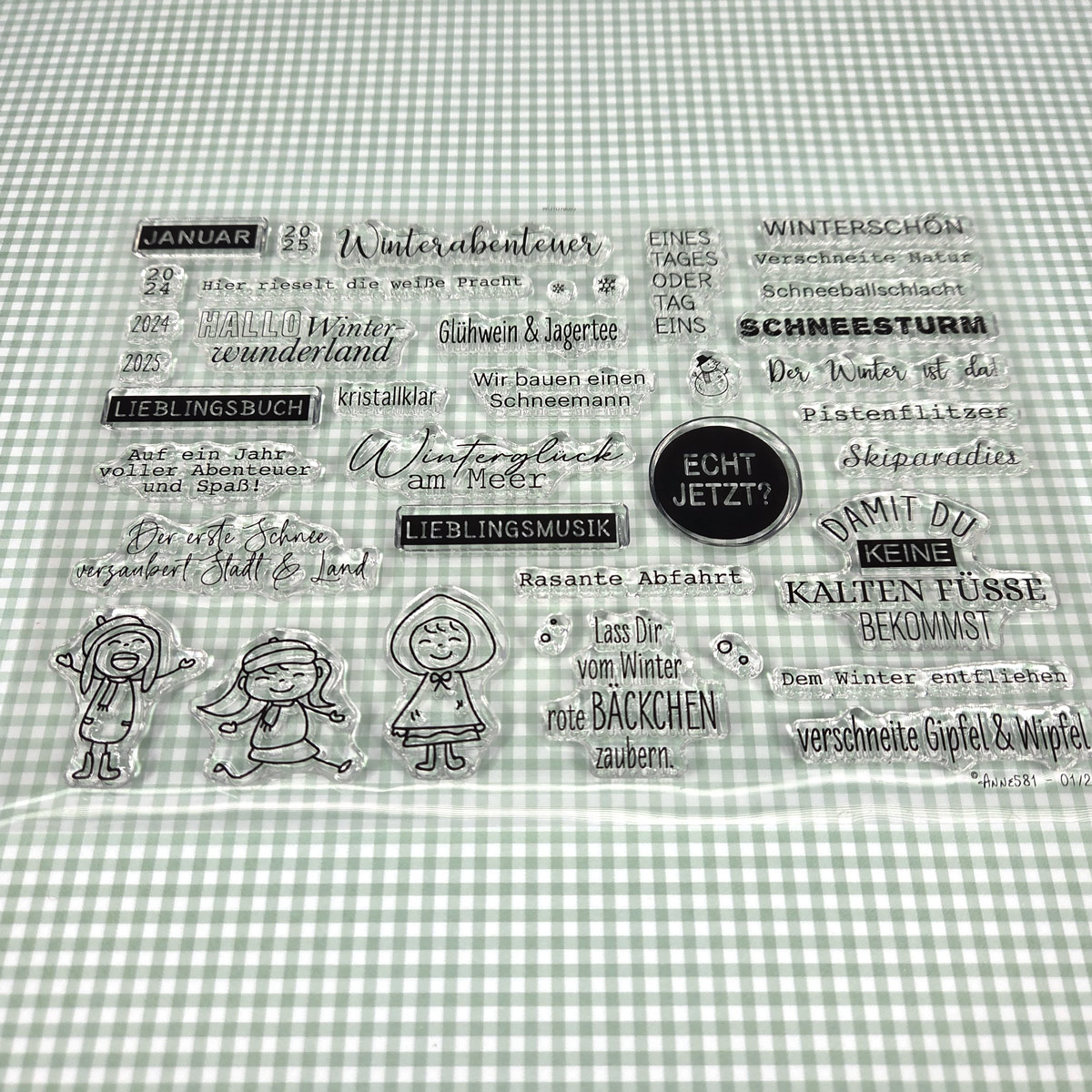 Monatsstempel Januar 2025