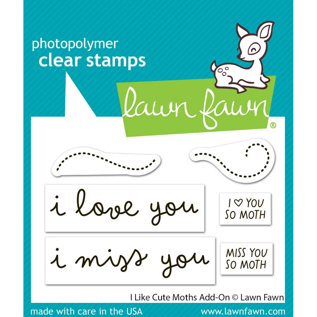 Clear Stamps I like cute Moths Add-On