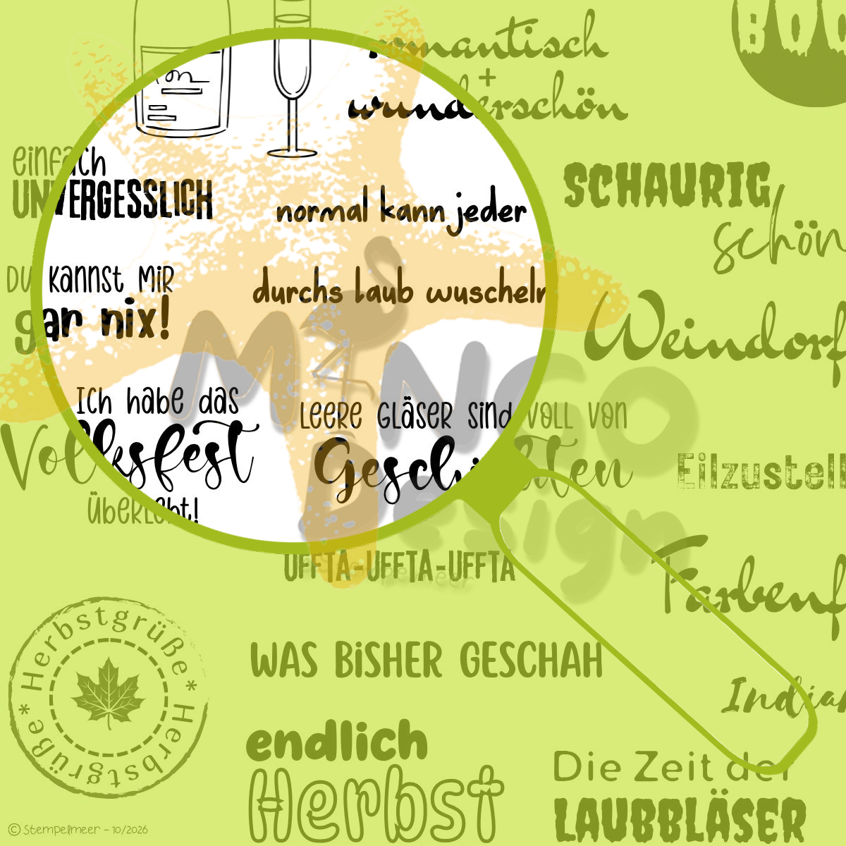 Monatsstempel Oktober 2026