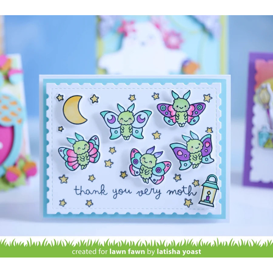 Clear Stamps I like cute Moths