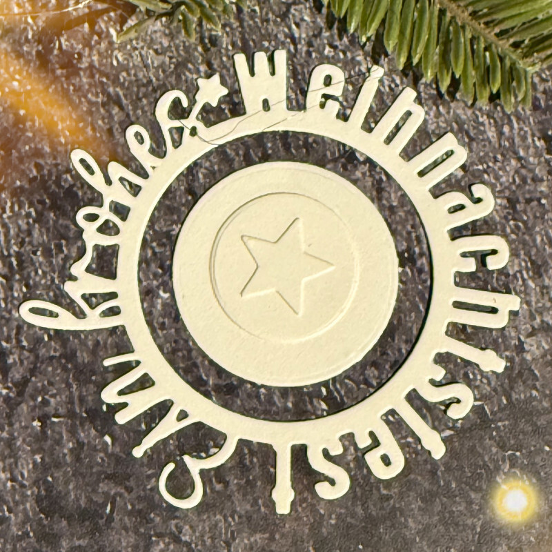 Stanze Ein frohes Weihnachtsfest Kreis