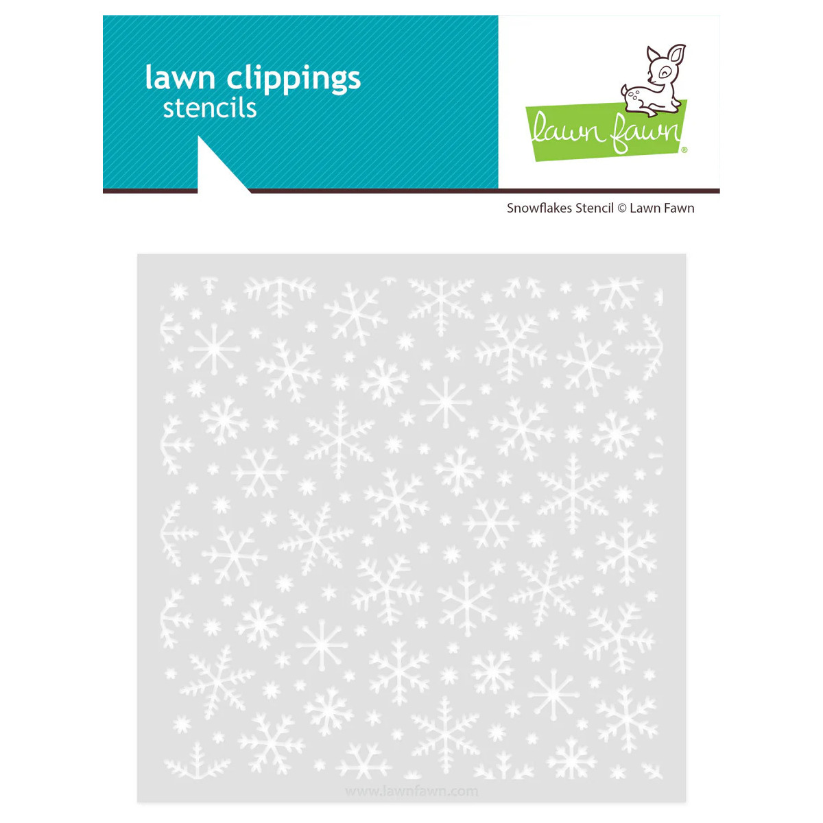 Schablone Snowflakes