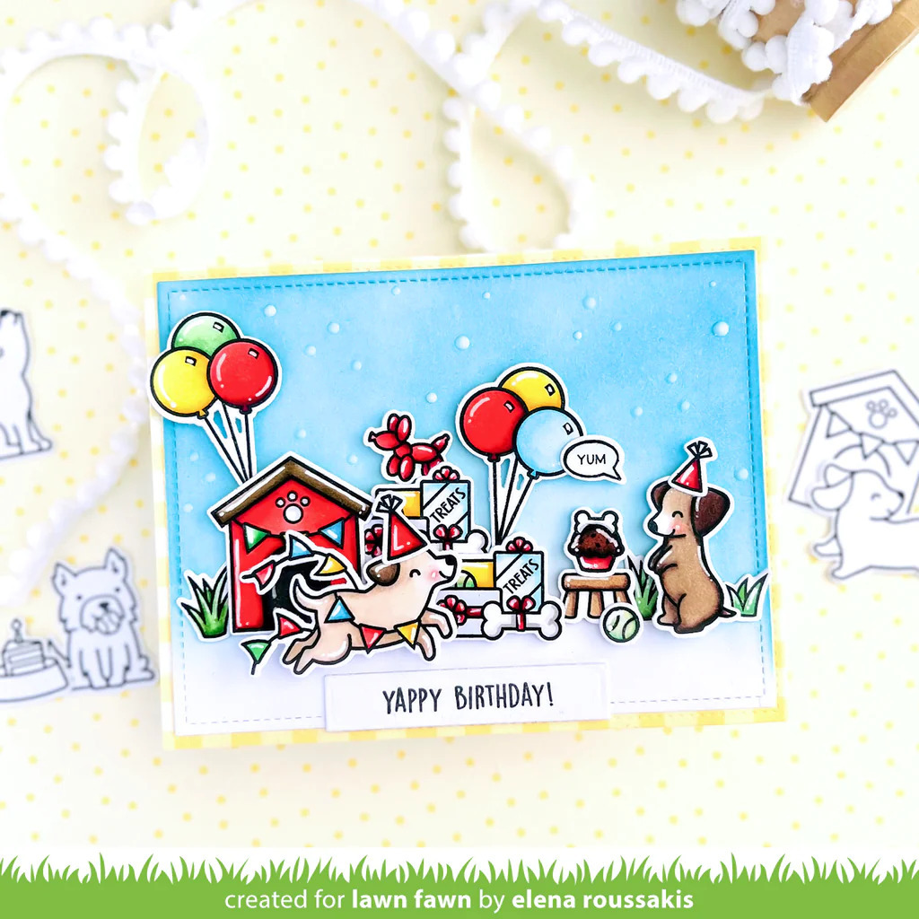 Clear Stamps Yappy Birthday