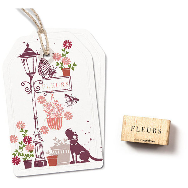 Textstempel Fleurs