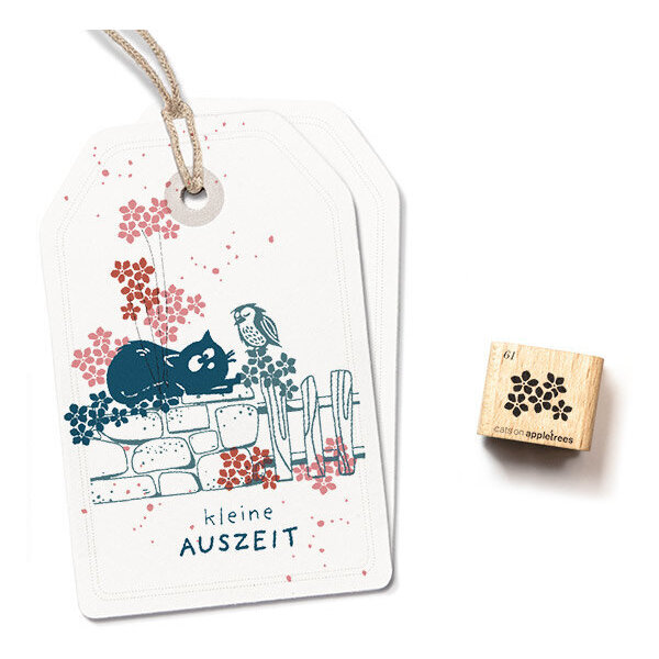 Ministempel Vergissmeinnichtblüte