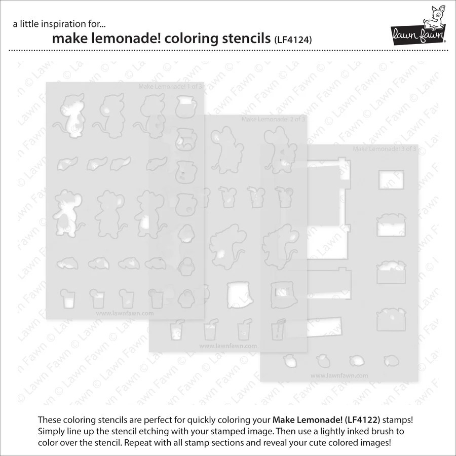 Coloring Stencils Make Lemonade!