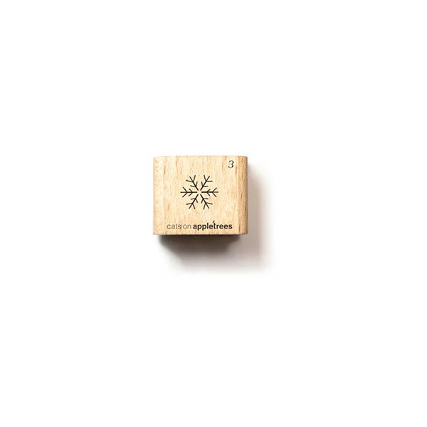 Ministempel simple Schneeflocke