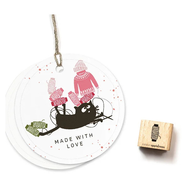 Ministempel Garnrolle Faden