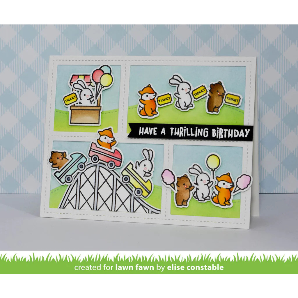 Clear Stamp Set Coaster Critters