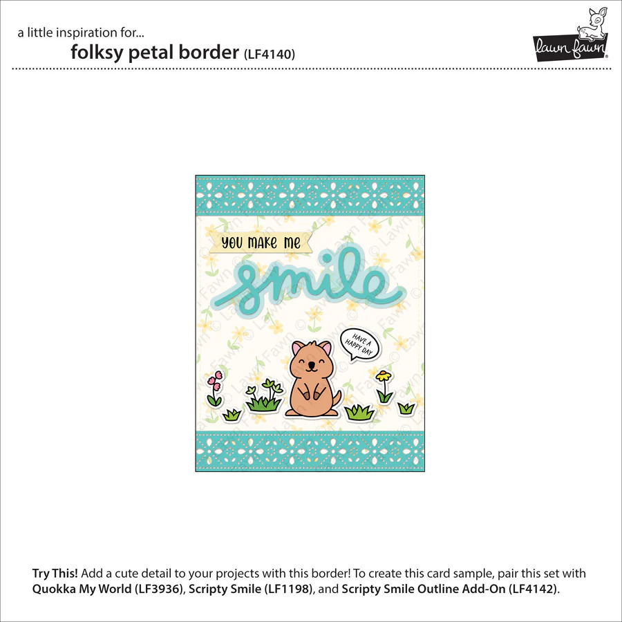Stanzen Folksy Petal Border