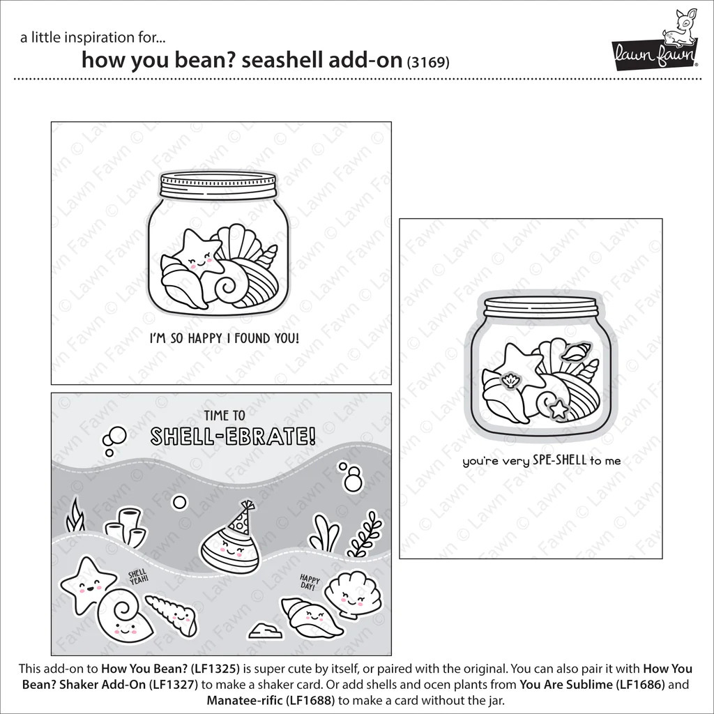 Clear Stamp How you Bean? Seashell Add-On