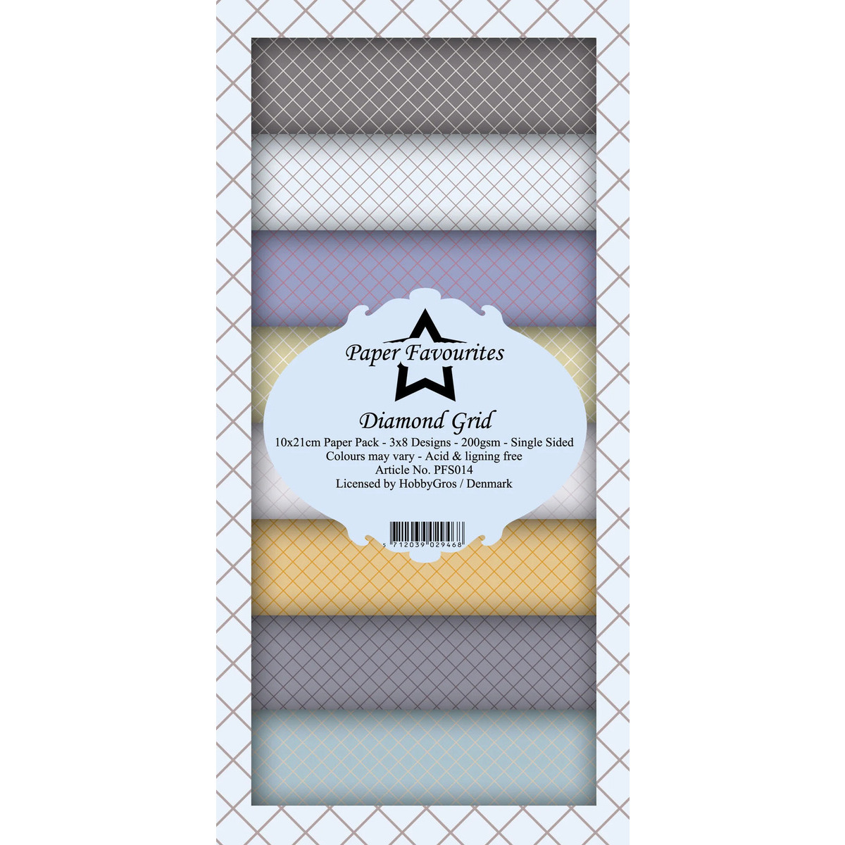 Slim Paper Pad Diamond Grid