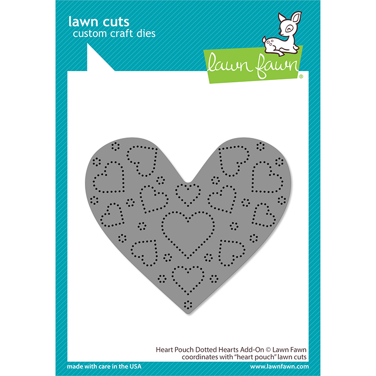 Stanzen Heart Pouch Dotted Hearts Add-On