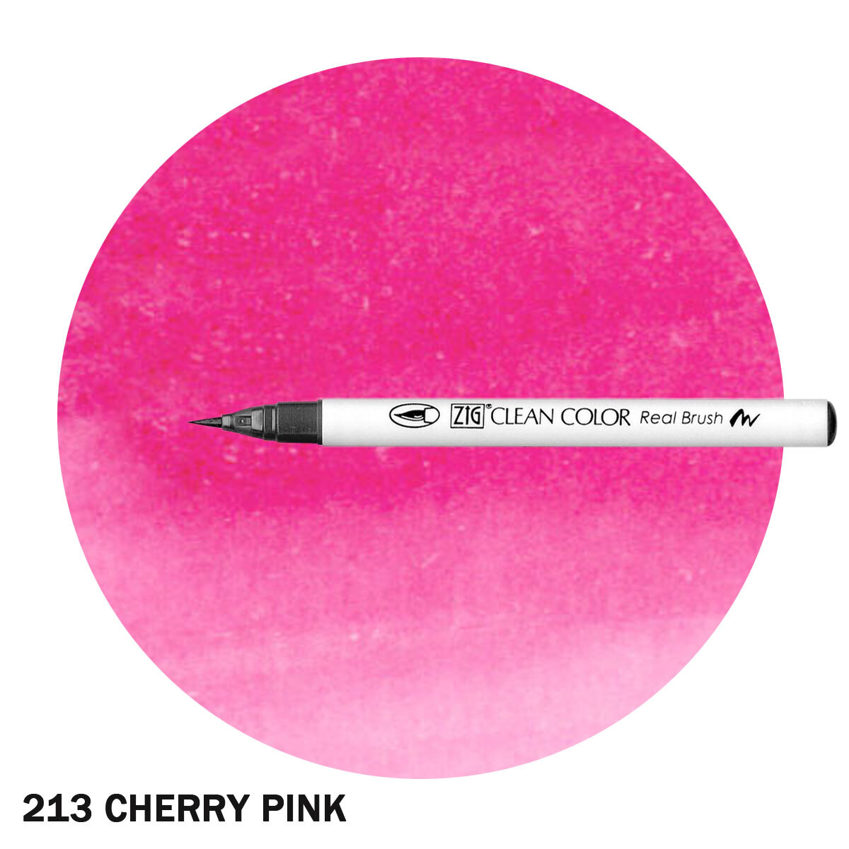 ZIG Clean Color Real Brush Marker Cherry Pink