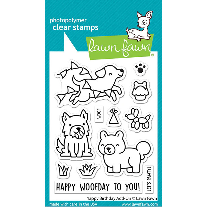 Clear Stamps Yappy Birthday Add-on