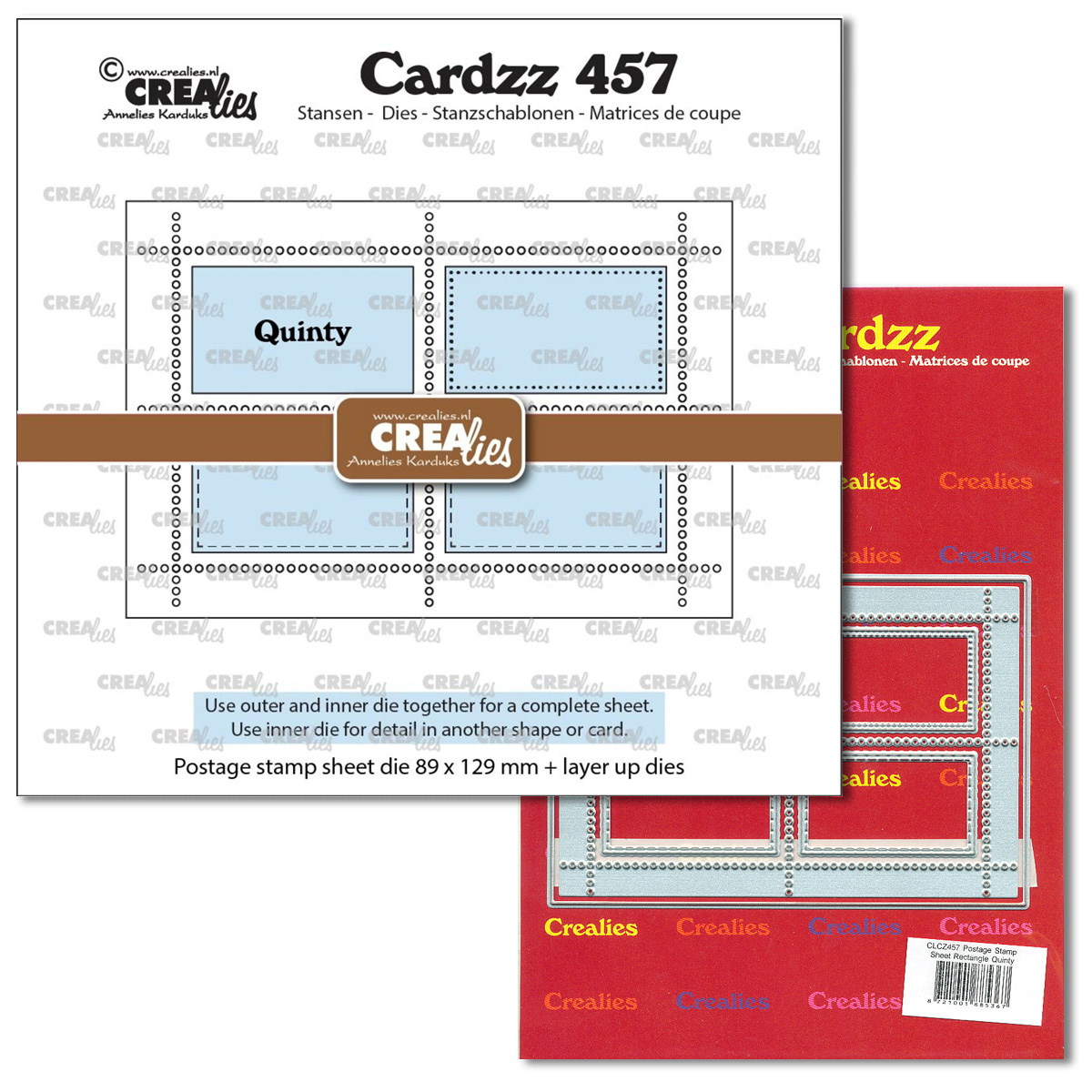 Stanze Postage Stamp 4 Rectangles
