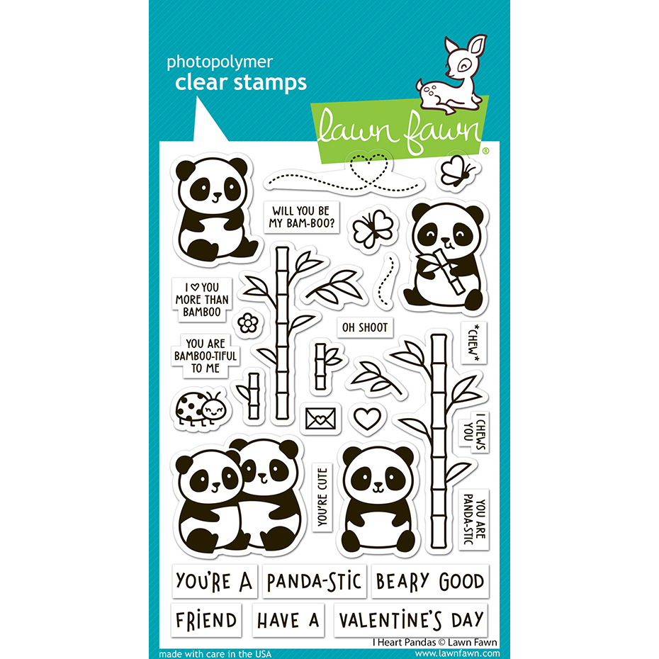 Clear Stamp I Heart Pandas Clear Stamp I Heart Pandas
