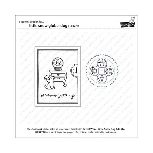 Clear Stamp Little Snow Globe Dog