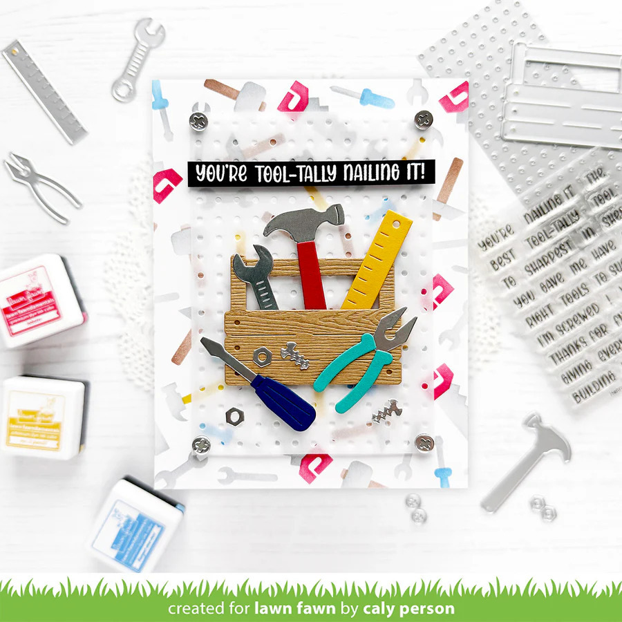 Schablone Tool Time Background