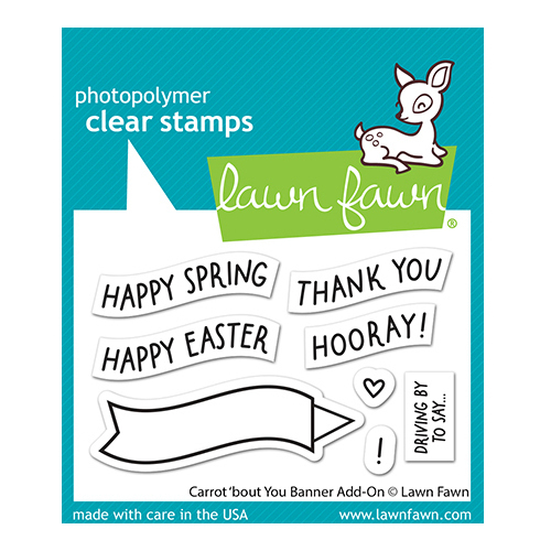 Clear Stamps Carrot 'bout You Banner Add-on