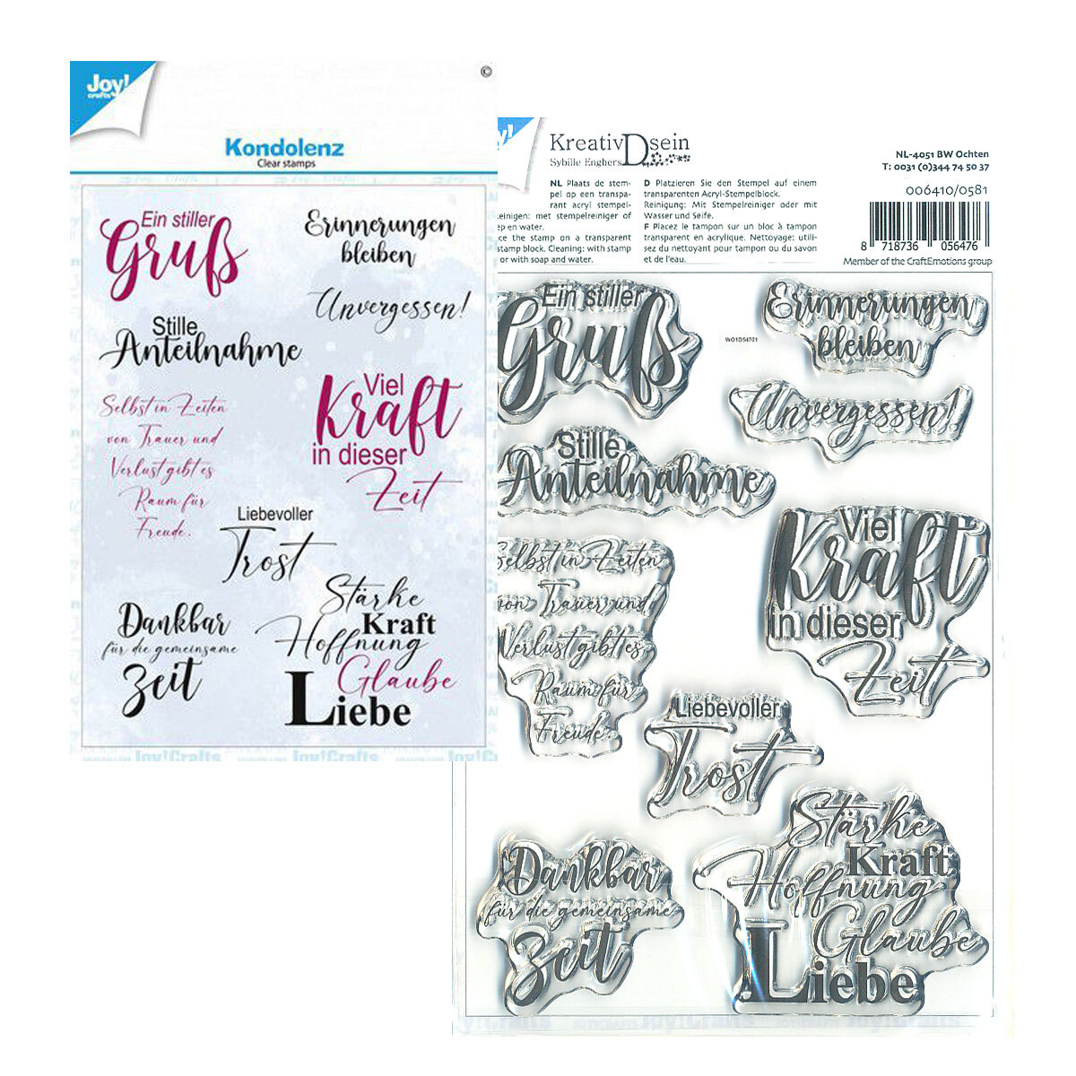 Clear Stamp Kondolenz Clear Stamp Kondolenz