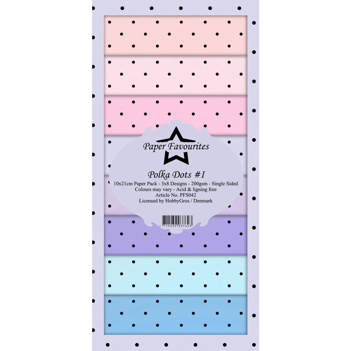 Slim Paper Pad Polka Dots