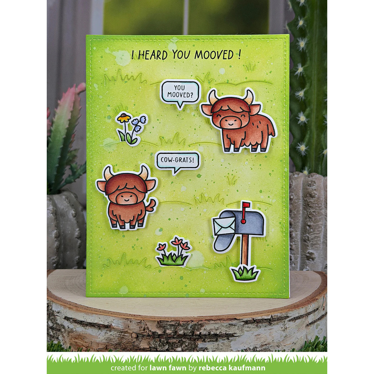 Clear Stamp Highland Cows!