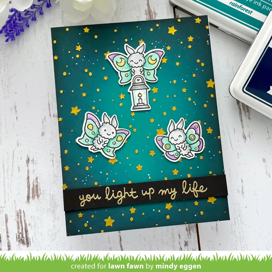 Clear Stamps I like cute Moths