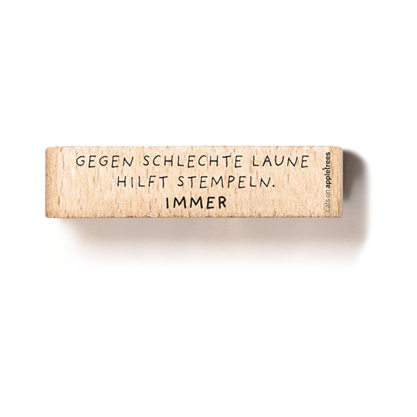 Gegen schlechte Laune hilft Stempeln