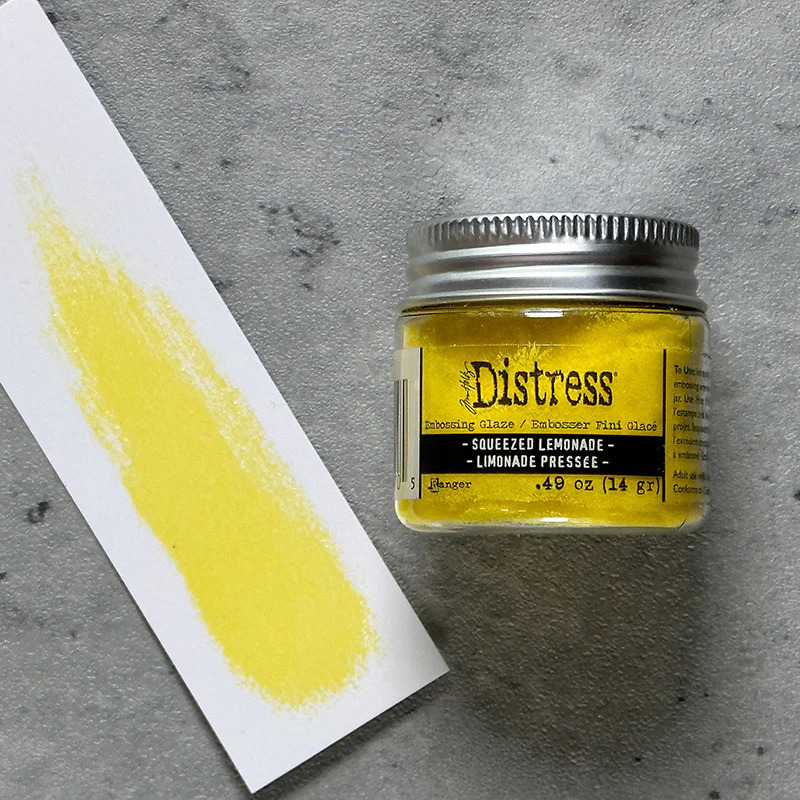 Distress Embossing Glaze Squeezed Lemonade