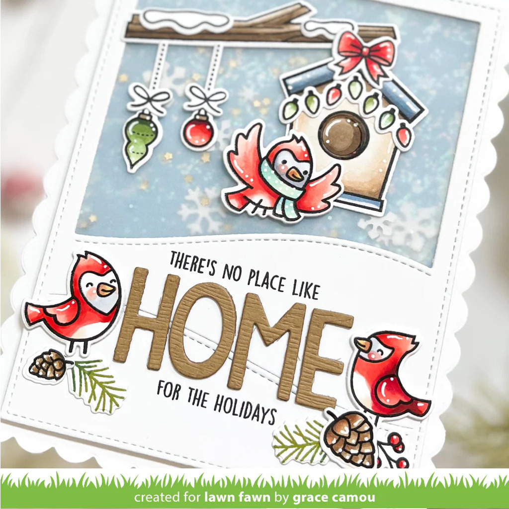 Clear Stamps Winter Birds Add-on