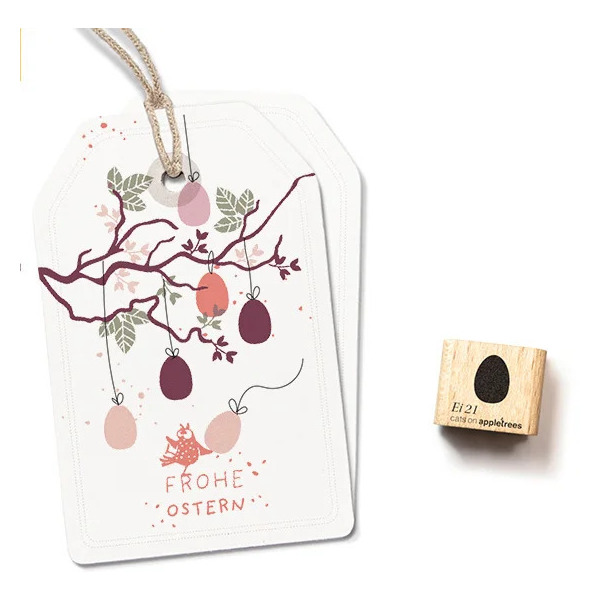 Ministempel schlichtes Osterei