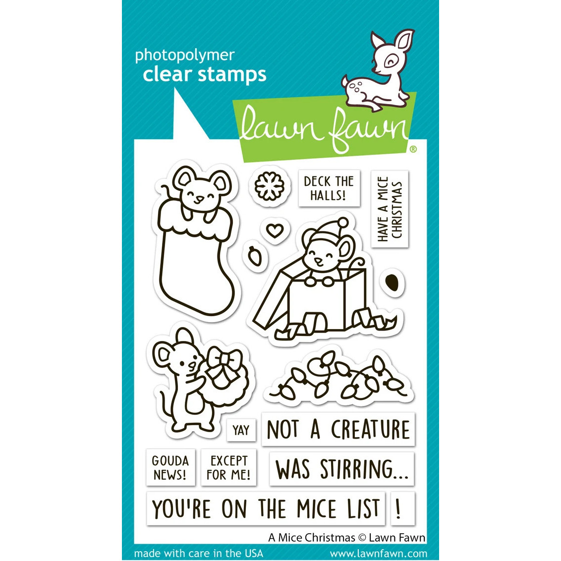 Clear Stamps A Mice Christmas
