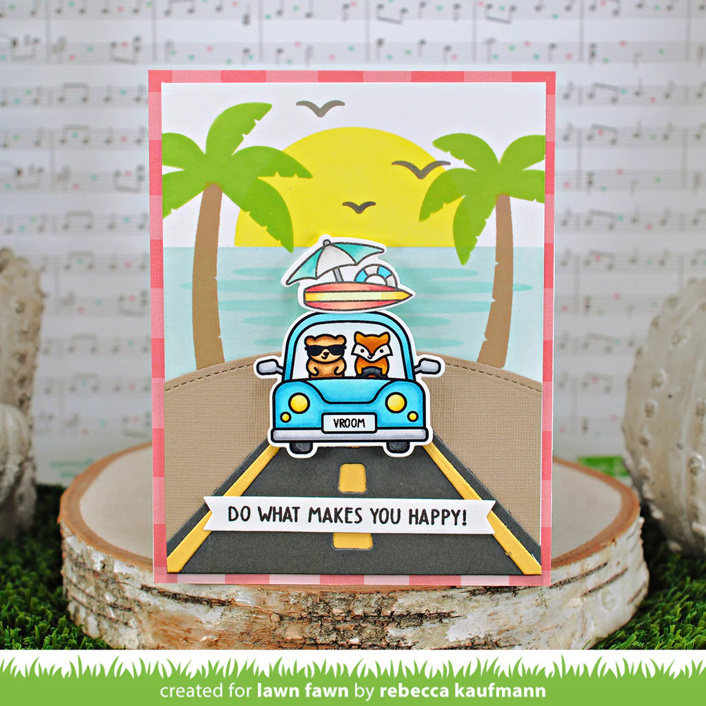 Clear Stamps Car Critters Road Trip Add-on