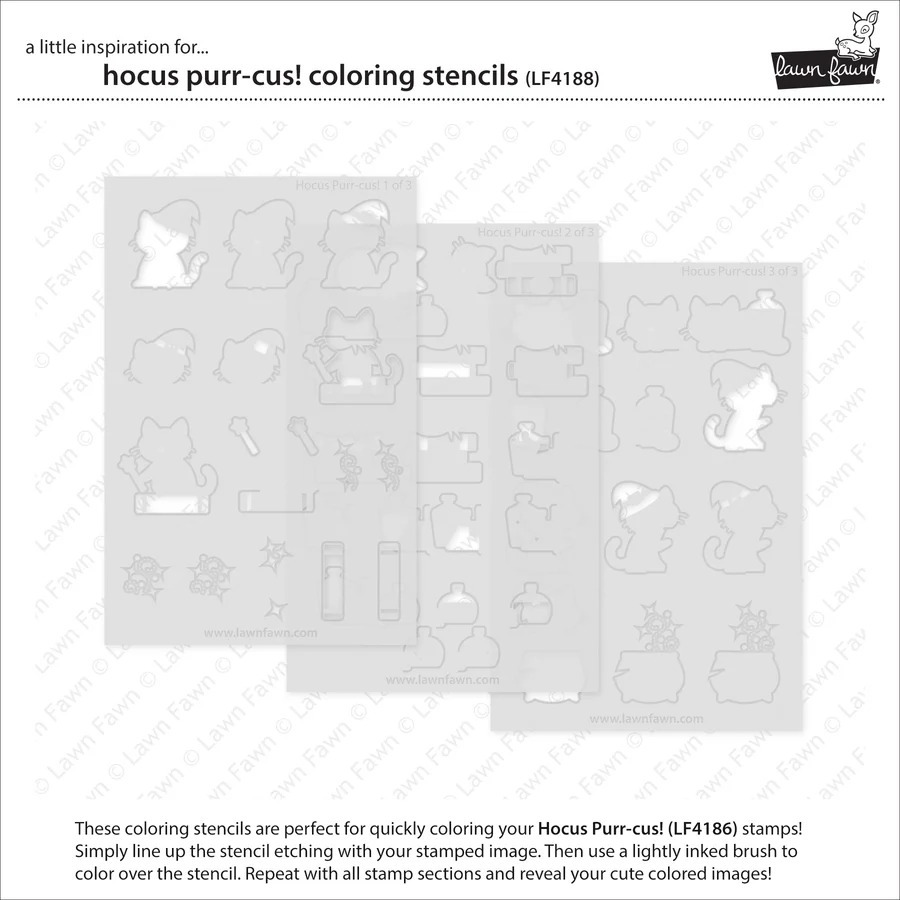 Coloring Stencils Hocus Purr-cus