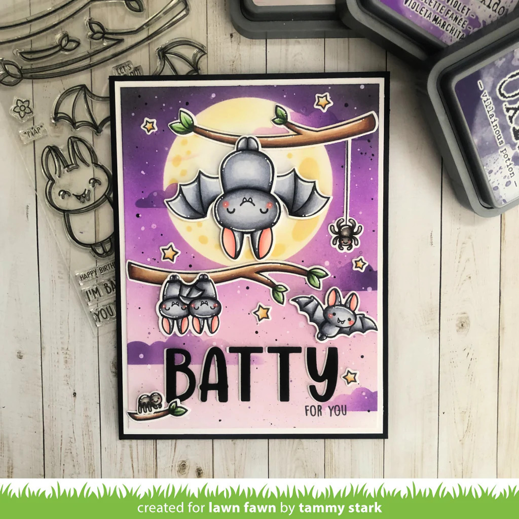 Clear Stamps Batty for you