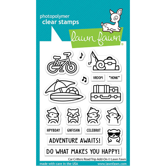 Clear Stamps Car Critters Road Trip Add-on